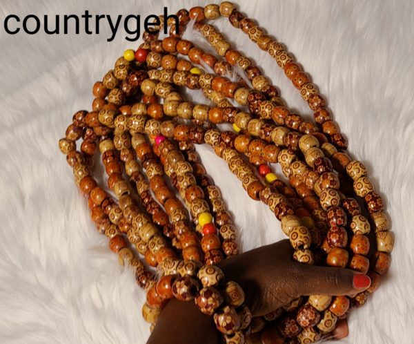 African Women Traditional Beads Set