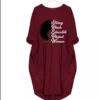 Women T-Shirt Dress-Pink