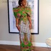 Ankara African Classic Ballroom Dress