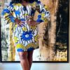 Ankara Wax Dress