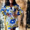 Countrygeh Ankara African Wax Dress