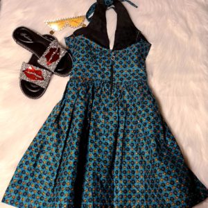 African Ramper Ankara Dress