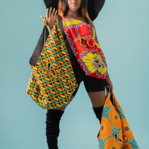 Oversized Ankara Hand Bag