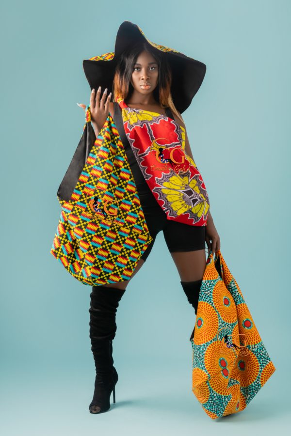 Oversized Ankara Hand Bag