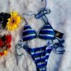 Blue combination Bathing Suit