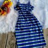 Blue Midi Sun Dress